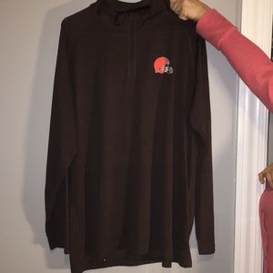 XXL MENS -BROWNS UNDER ARMOUR FLEECE